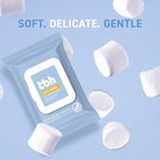 TBH Kids Gentle Face Wipes – Daily Cleansing & Hydrating Wipes for Preteens & Teens – Soothing Chamomile & Calendula – Sulfate & Paraben-Free – 30 Count (Pack of 2)