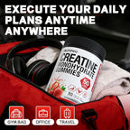 99.9% Creatine Monohydrate Gummies, SGS Certified, 5000mg Creatine Gummies for Men & Women, Support Muscle Strength, Recovery & Stamina, Sugar Free, Vegan, Non-GMO, Strawberry Flavor, 90 Count