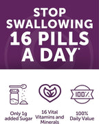 Lunakai USA Made 50 Plus Women's Multivitamin Gummies - Delicious Formula Enhanced with Essential Vitamins & Minerals for Health & Vitality - 3 Pack