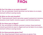 Pink Stork Total Postnatal Vitamin Gummies - Multivitamin for Postpartum Recovery and Lactation Support - Folic Acid, B6, & Vitamin C - Postpartum Essentials - 60 Gummy Vitamins