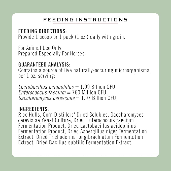 Formula 707 Digestive Health Equine Supplement, 8lb Bag – Probiotics, Prebiotics and Digestive Enzymes for Horses