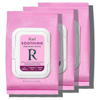 Rael Feminine Wipes, Flushable, Travel Size, All Skin Types, Daily Use (Soothing, 30 Count Pack of 3)
