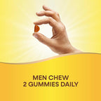 Nature's Way Alive! Men’s 50+ Daily Gummy Multivitamins, Supports Healthy Brain, Eyes, Heart*, B-Vitamins, Gluten-Free, Fruit Flavored, 150 Gummies (Packaging May Vary)