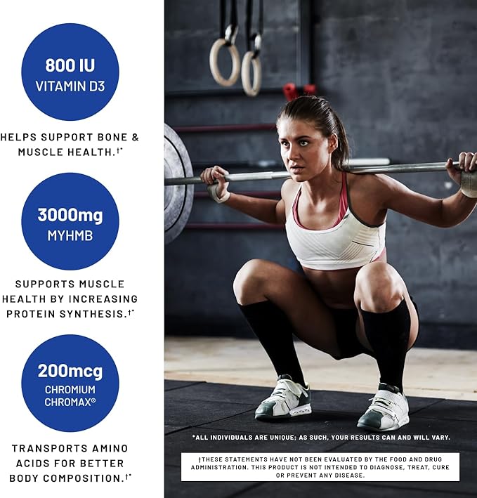 POWERLIFE High Impact Grass Fed Whey Protein with 3000 MG of HMB, No Sugar Added, Non-GMO, Hormone and Antibiotic Free, 15 Servings (Chocolate - New Formula)