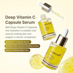 medicube Deep Vitamin C Capsule Serum | Hydrating Vitamin C Serum for Dull & Uneven-Looking Skin with Visible Concerns | Liposome Capsules for Smooth, Radiant Texture | Korean Skincare 1.01 fl.oz