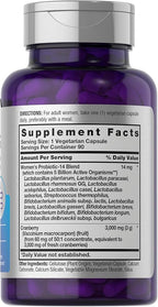 Horbäach Probiotic for Women with Cranberry | 90 Vegetarian Capsules | Dietary Supplement with 14 Probiotic Strains | Non-GMO, Gluten Free Supplement