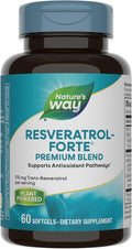 Nature's Way Resveratrol-Forte, Protects from Free Radicals*, 60 Softgels