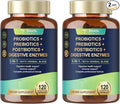 Totaria (2 Packs) 5-in-1 Probiotic Prebiotic & Postbiotic for Women Men, 60 Billion CFU 24 Strains w/Digestive Enzymes, Slippery Elm, Daily Complete Gut Health, Digestive & Immune Support