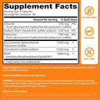 Doctor's BEST Glucosamine Chondroitin MSM - Joint Health Support Supplement for Women & Men, Nutritional Support for Joint Strength, Hair, Skin, & Nails, Gluten Free, Non GMO - 240 Capsules