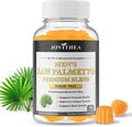 Saw Palmetto for Men Gummies, Extra Strength DHT Blocker for Men, with Pumpkin Seed Oil & Biotin, Support Prostate, Urinary Health & Hair Growth, Hormone Balance, Sugar Free, Vegan, Orange Flav, 60ct