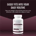Approved Science Evening Primrose Oil - Maximum Strength - Cold Pressed - 10% GLA - Hormonal Balance, Skin and Heart Health - 6 Month Supply - All Natural