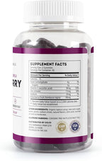 Kate Naturals Elderberry Gummies with Vitamin C and Zinc for Adults & Kids. Tasty Sambucus Elderberry Gummies for Immune Support (90 Gummies, 45 Day Supply)