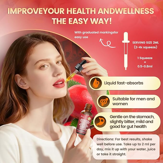 14-in-1 Berberine with Ceylon Cinnamon Supplement Liquid Drops, 1800mg + 30:1 Liposomal Tech with Cayenne Pepper Soursop Chromium Bitter Melon Turmeric Moringa Gymnema Glucomannan, GLP Support 3Bottle