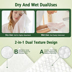Disposable Face Towels 600 Count, Biodegradable Ultra Soft & Thick Facial Towels for Sensitive Skin, Lint-Free Makeup Remover Dry Wipes, Multi-Purpose Cleansing Towelettes for Face Wipes, Skincare