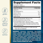 Nature's Wonder Triple Strength Glucosamine Chondroitin with MSM and Hyaluronic Acid and Boswellia for Joint Health, Supports Joint Flexibility and Mobility, 45 Day Supply, 90 Tablets