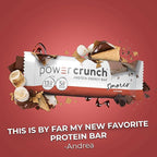 Power Crunch Protein Wafer Bars, High Protein Snacks with Delicious Taste, S'Mores, 1.4 Ounce (12 Count)