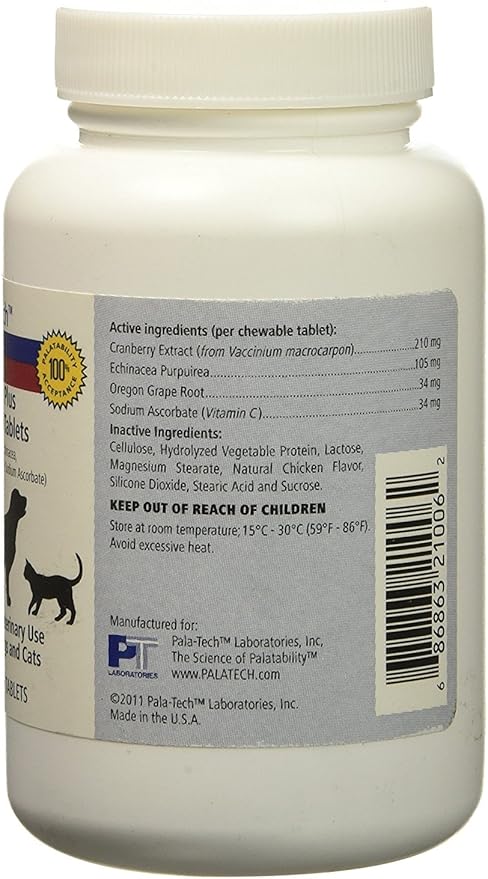 Cranberry Plus 60 Chewable Tablets for Dogs & Cats (Pack of 2)