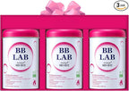 BB LAB Good Night Collagen, Low Molecular Collagen Powder Stick Supplement, Marine Collagen, Fish Collagen, Vitamin C, Hyaluronic Acid, 17 Probiotics, Fast Absorption, Mix Berry Flavor (Pack of 3)