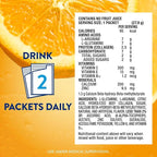 Juven Therapeutic Nutrition Drink Powder Including Collagen Peptides, Amino Acids, and HMB for Wound Healing Support, Orange, 30 Packets,(Pack of 2)