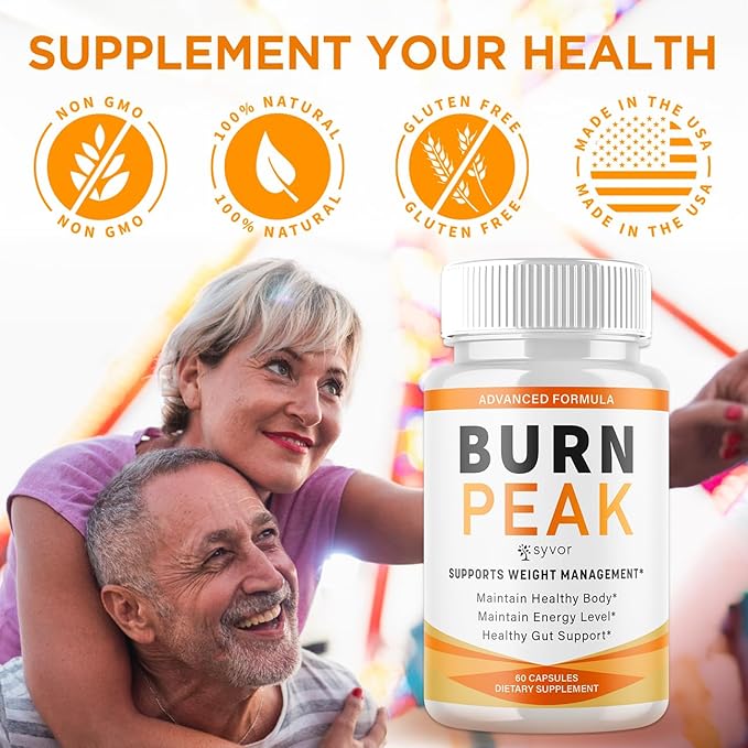(3 Pack) Burn Peak Capsules, Official Burnpeak Pink Salt Pills with All Natural Ingredients, Advanced BurnPeak Health Supplement with Premium Vitamins for Active Lifestyle Support (180 Capsules)