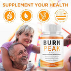 (3 Pack) Burn Peak Capsules, Official Burnpeak Pink Salt Pills with All Natural Ingredients, Advanced BurnPeak Health Supplement with Premium Vitamins for Active Lifestyle Support (180 Capsules)