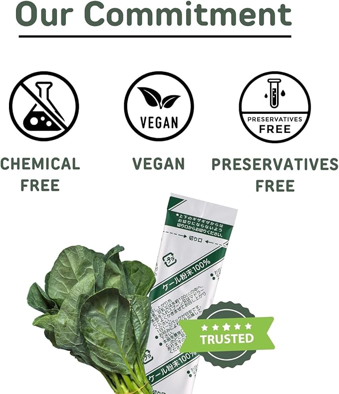 Yamamoto Kanpoh YAMAKAN Kale Powder with Fiber & Vitamin B Blend, Super Greens Powder for Kale Juice Drink, Greens Superfood Mix from Japan, Vegan, 22 Count