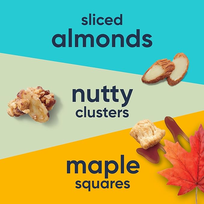 Ratio Trio Maple Almond Crunch Cereal, 10g Protein, Keto Friendly, 10.4 oz (Pack of 4)