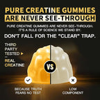 Creatine Monohydrate Gummies for Men & Women-5g of Creatine Monohydrate per Serving - Sugar Free,Vegan, Orange Flavor, 120 Count