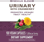 Nature's Way Premium Blend Urinary with Cranberry, 1,260 mg per Serving, 100 Caps (Pack of 2)