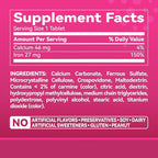 Iron Supplement, Iron 27mg Iron Supplement for Women, 100 Tablets, 100 Day Supply, Daily for Adults, Red Blood Cell Support, Gentle on Stomach