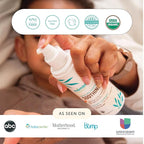 Mambino Organics Soothing Baby Oil, Organic Unscented Body Oil with Jojoba, Evening Primrose, Hydrates Dry, Itchy Skin, Gentle for Babies, Kids, Vegan, Baby Care Products, 5 fl oz