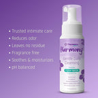 Theraworx Harmony Daily Feminine Care Foam, Gentle Daily Cleansing Fragrance Free, Reduces Odor, pH Balanced - 7.1 fl oz - 3 Count