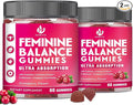 (2 Pack) Sugar Free Premium Feminine Balance Gummies for Women - Vaginal Health, Antioxidant, Digestive Health, PH Balance Support, Vaginal Probiotics for Women Gummies, Max Absorption