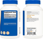 Nutricost N-Acetyl L-Cysteine (NAC) 600mg, 180 Capsules - Non-GMO, Gluten Free