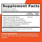 Qunol 5-in-1 Joint Support Supplement, Fast Acting, One Pill Dose, Support Healthy Inflammation Response & Discomfort Caused by Overuse of Joints, Alternative to Glucosamine Chondroitin MSM, 60 Count