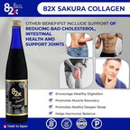82X Collagen Premium - Marine Collagen Drink - Collagen Peptides Liquid Drink for Skin Hair Nails from Japan with 82 Fermented Plants, Vitamins, Minerals & Supplements