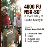 LABO Nutrition Ultimate VesseCLEAR EX Nattokinase NSK-SD 4000FU & Elastin F, Vessel Circulation & Brain Health Support, Japanese Supplement Shelf Stable Acid Resistant DRCaps Delayed Release Capsules