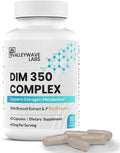 DIM Supplement - 350 mg Capsules, Diindolylmethane Supplement for Women and Men Supports Estrogen Metabolism, Hormone Balance, Menopause, Estrogen Balance, PCOS (60 Count)