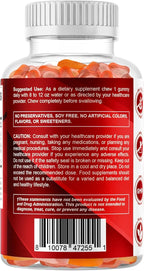 Vitamatic Sugar Free Vitamin A 25000 IU Gummies (Retinyl Palmitate) - Natural Strawberry Flavor - 120 Pectin Based Gummies (1 Bottle)