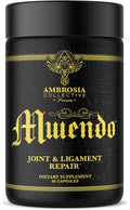 Ambrosia Mwendo Joint Support Supplement | BioCell Collagen, Tart Cherry & Cissus | Ligament, Tendon & Connective Tissue Support | ParActin for Mobility | 90 Veggie Capsules