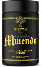 Ambrosia Mwendo Joint Support Supplement | BioCell Collagen, Tart Cherry & Cissus | Ligament, Tendon & Connective Tissue Support | ParActin for Mobility | 90 Veggie Capsules