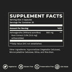 LifeSeasons Essentials Ashwagandha - Stress & Sleep Support Supplement - Calm & Focused Mind - Improves Athletic Performance & Brain Function - 900mg per 2 Capsules - 60 Capsules