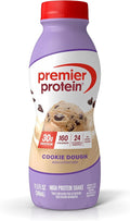 Premier Protein Shake, Cookie Dough, 30g Protein, No Added Sugar, 24 Vitamins & Minerals to Support Immune Health, 11.5 fl oz, 1 Pack (Packaging May Vary)
