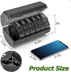 Weekly Pill Organizer 4 Times a Day, Large Pill Box 7 Day Daily Pill Case with 28 Extra Large Compartments Portable Travel Pill Container Big Medicine Organizer for Supplement Vitamin (Black)