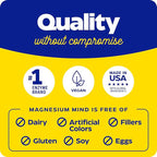 Enzymedica, Magnesium Mind with ATA Mg, 24% Faster Absorption, High-Bioavailability Magnesium for Sleep, Stress & Cognition, 60 Count