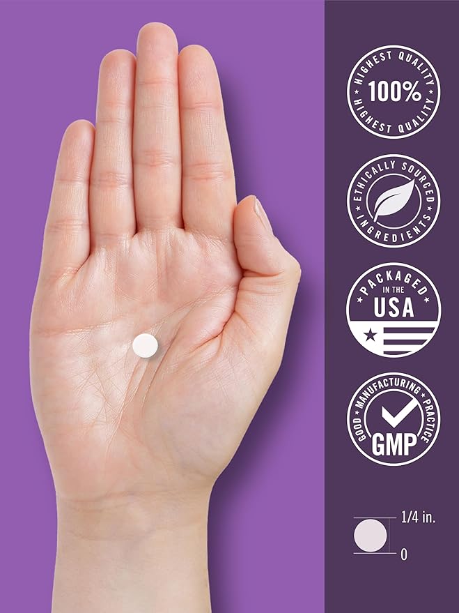 Carlyle Melatonin 300 mcg | 365 Tablets | Low Dose | Vegetarian, Non-GMO, Gluten Free