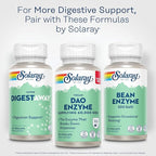 SOLARAY DAO Enzyme - Breaks Down Histamine - 60,000 HDU - Vegan, Gluten Free, Lab Verified - 90 Servings, 90 VegCaps