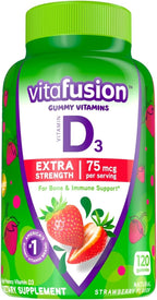 Vitafusion PreNatal Gummy Vitamins 90 Count, Extra Strength Vitamin D3 Gummy 120 Count - Pregnancy Vitamins for Women and Bone Immune Support