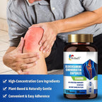 Glucosamine Chondroitin Capsules Support to Maintain Healthy Joint Function and Mobility Turmeric Dietary Supplement 120 Capsules (120 Count (Pack of 2))
