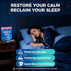Ultimate Calm Super Cortisol Reducer Supplement Drink - Sleep Aid, Magnesium Glycinate Powder, Ashwagandha, L Theanine, Holy Basil, Vitamin D3